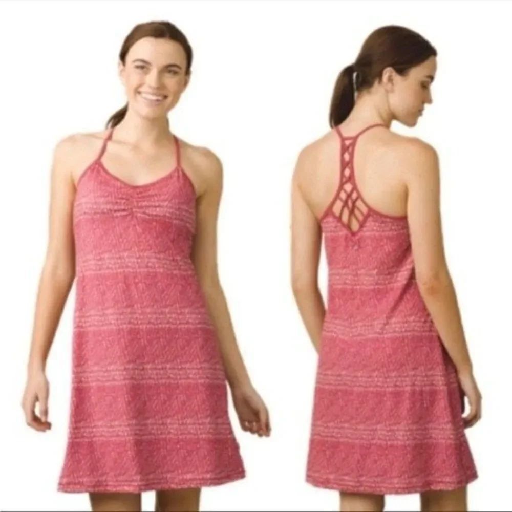 Prana Elixir Strappy Macrame Dress built in bra size XS